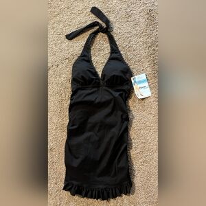 SPANX brand Women's black Slimming Bathing suit Size Medium